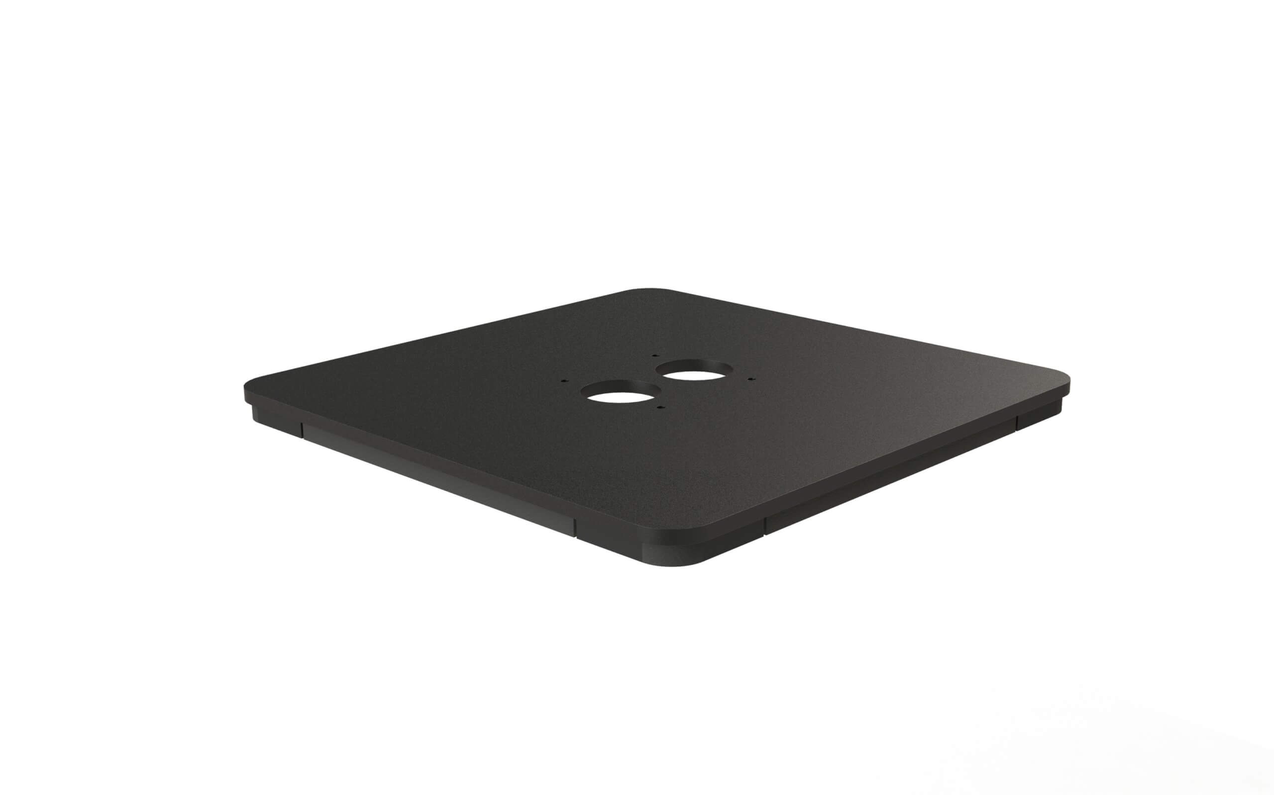 Plaque De Base Universelle Pour Cage Photo - 2 Colliers 15 Mm, Fixation 1/4" Et 3/8", Idéale Trépied Ou Support