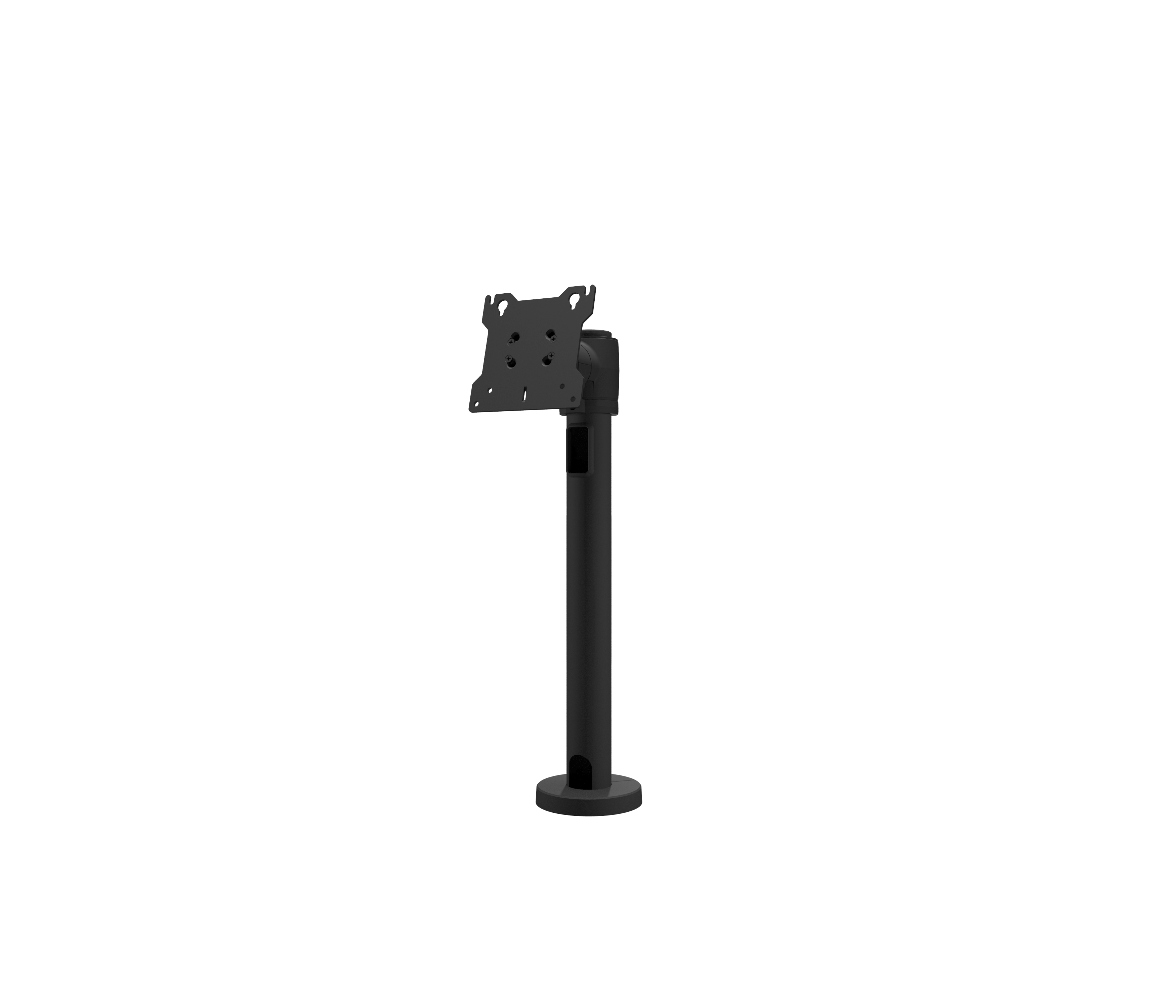 Single Monitor Mount & 18″ Pole