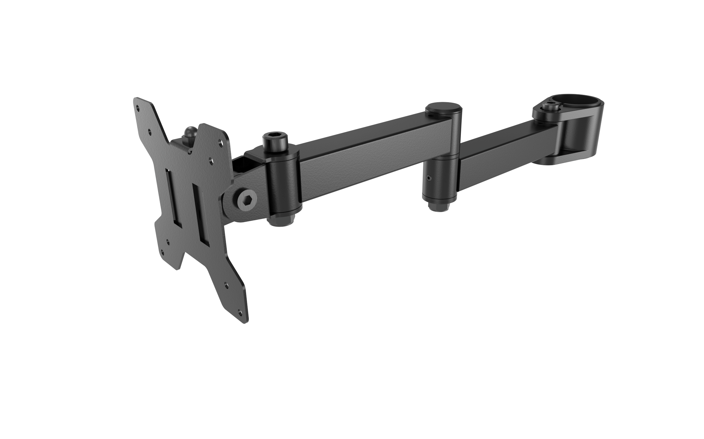 Monitor Mount on 16″ Long Folding Extension Arm