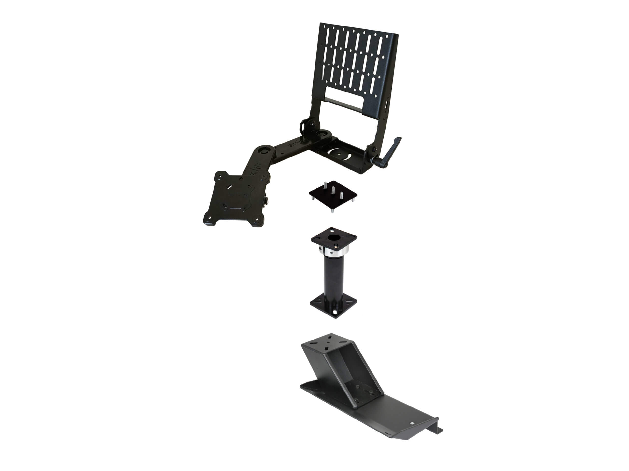 Standard Tablet Pedestal Mount Package for 1999-2016 Ford F-250 – F-550 & 2011-2023 F-650, F-750 Chassis Cab