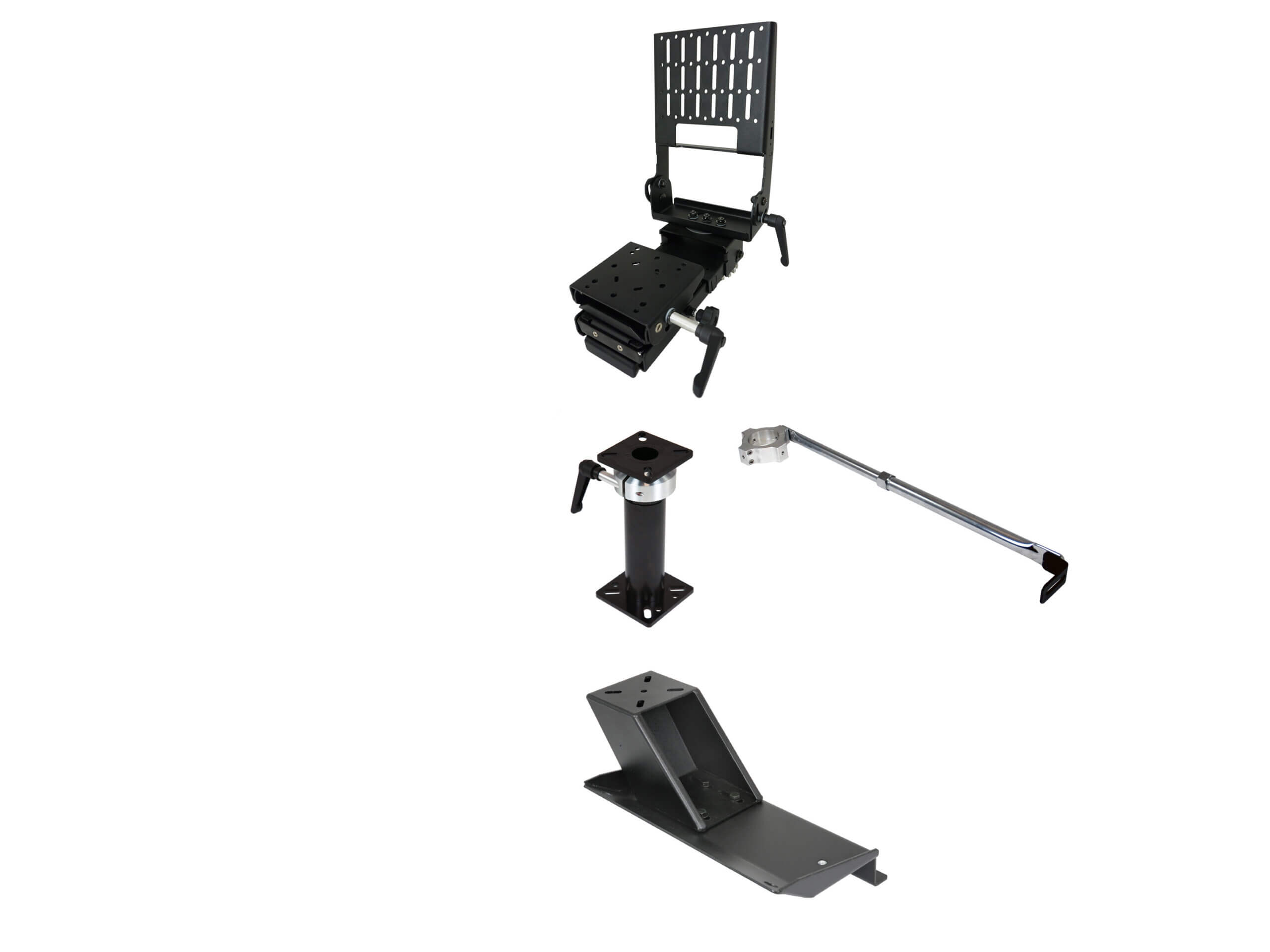 Premium Tablet Pedestal Mount Package for 1999-2016 Ford F-250 – F-550 & 2011-2023 F-650, F-750 Chassis Cab