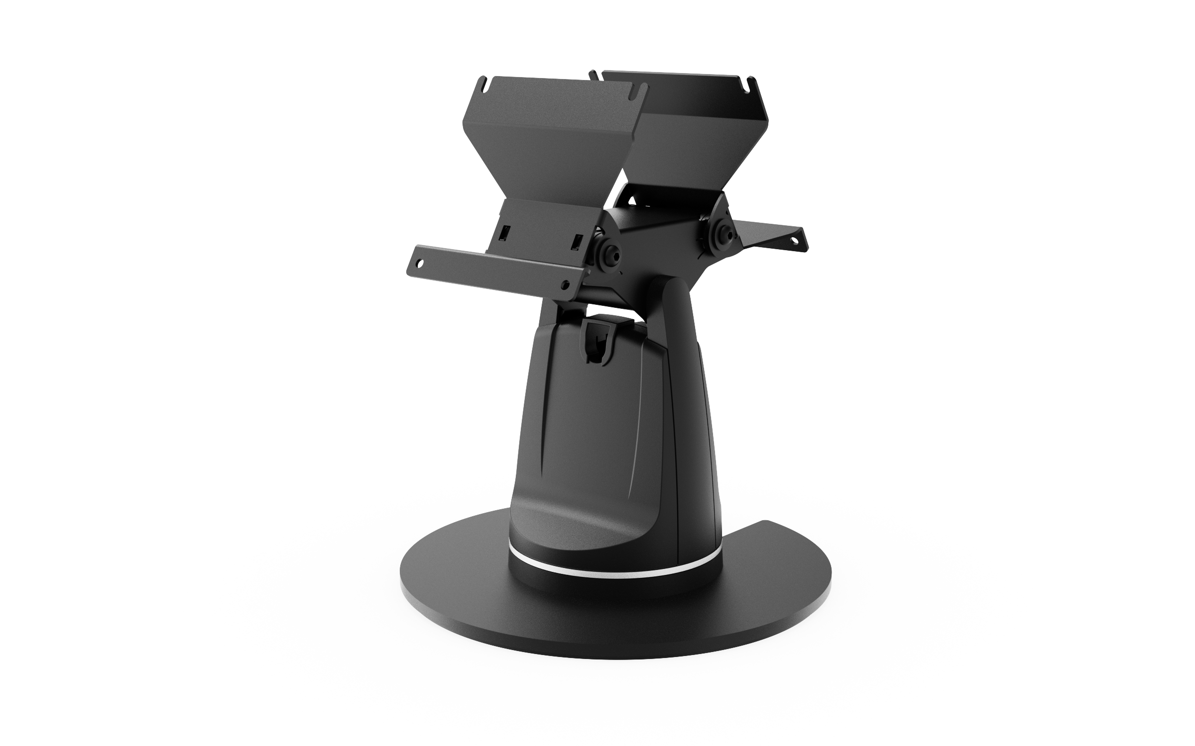 Heavy Duty Dual Display Mount for the HP Engage One Pro with VESA Hub includes Free Standing Base